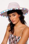 NastyGal Coin Detail Contrast Stitch Cowboy Hat thumbnail 1