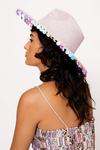 NastyGal Coin Detail Contrast Stitch Cowboy Hat thumbnail 2