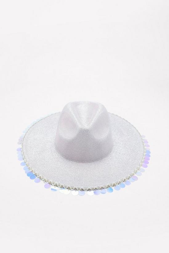 NastyGal Coin Detail Contrast Stitch Cowboy Hat 3