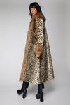 NastyGal Premium Leopard Faux Fur Penny Lane Coat thumbnail 4