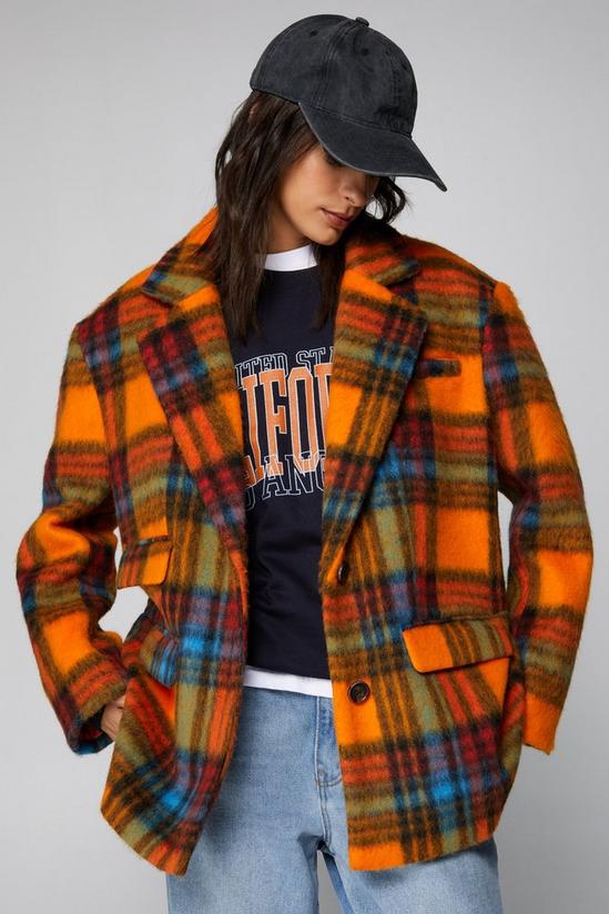NastyGal Premium Wool Blend Oversized Blazer Coat 1