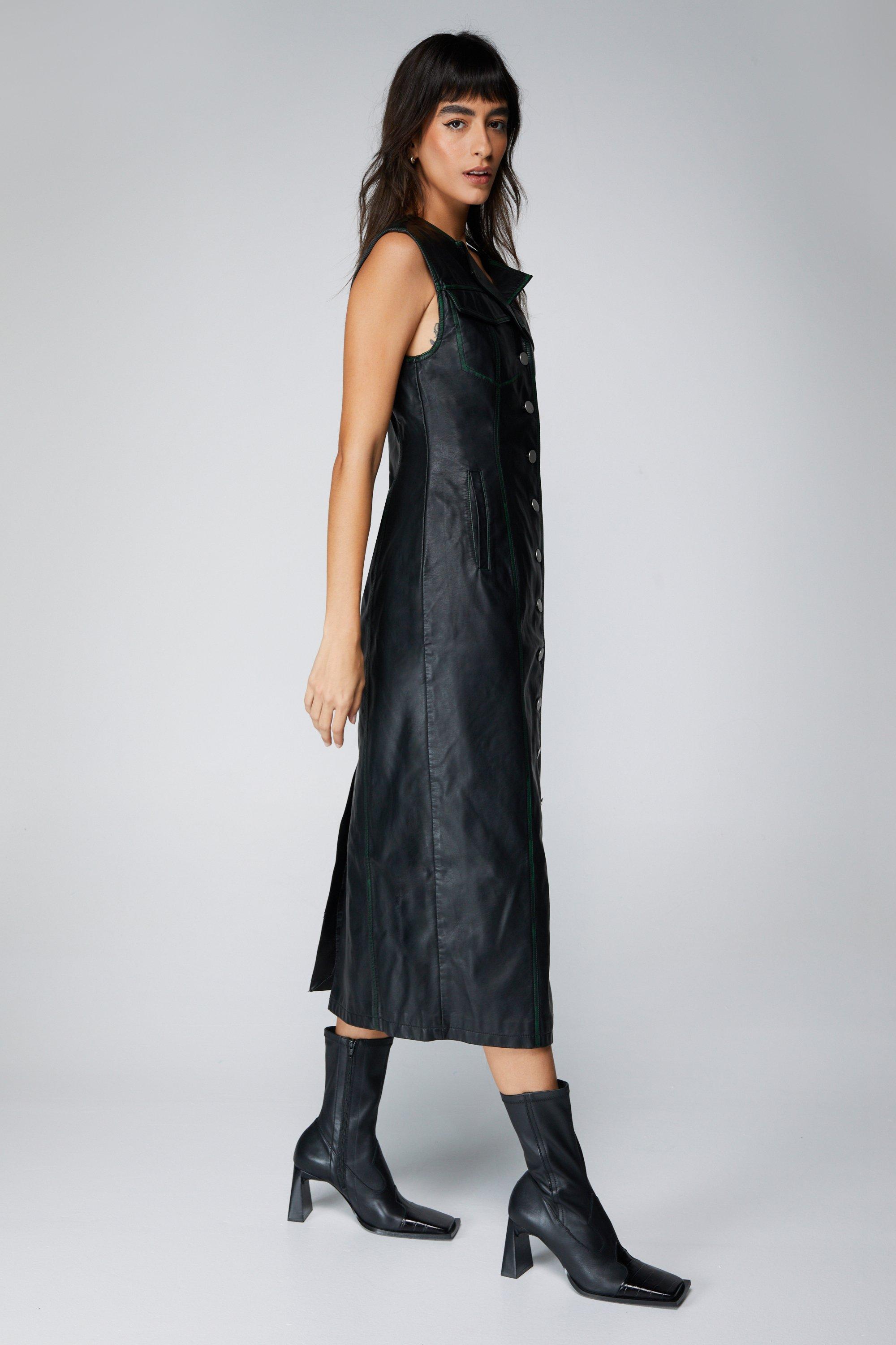 Distressed store midi dress