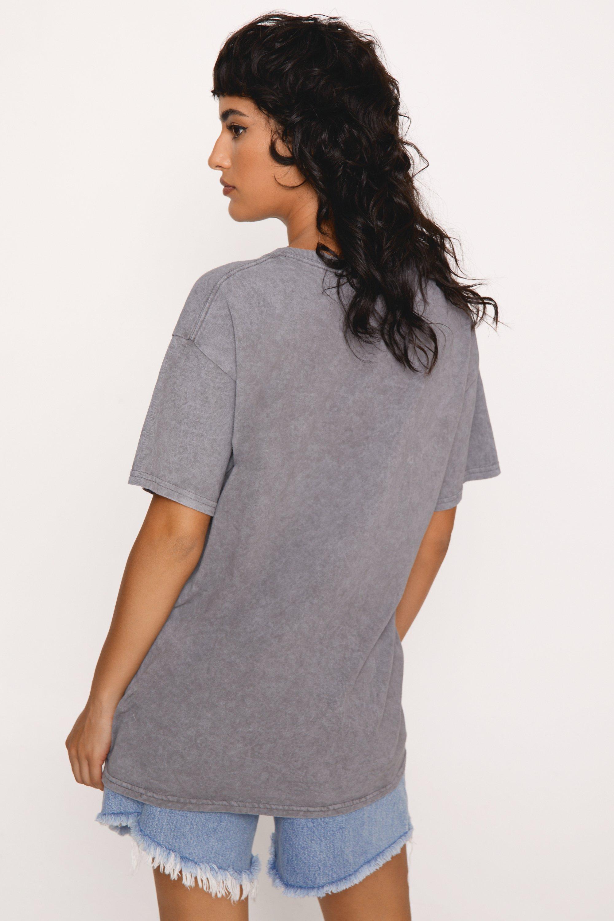 grey budweiser t shirt