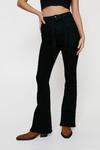 NastyGal Seam Pintuck Belted Flare Jeans thumbnail 2