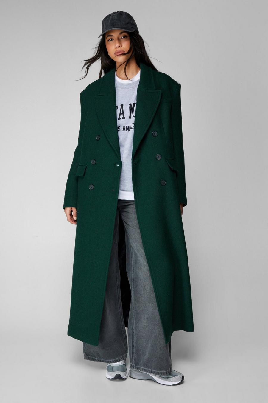 Jackets & Coats, Premium Double Breasted Italian Wool Tailored Coat