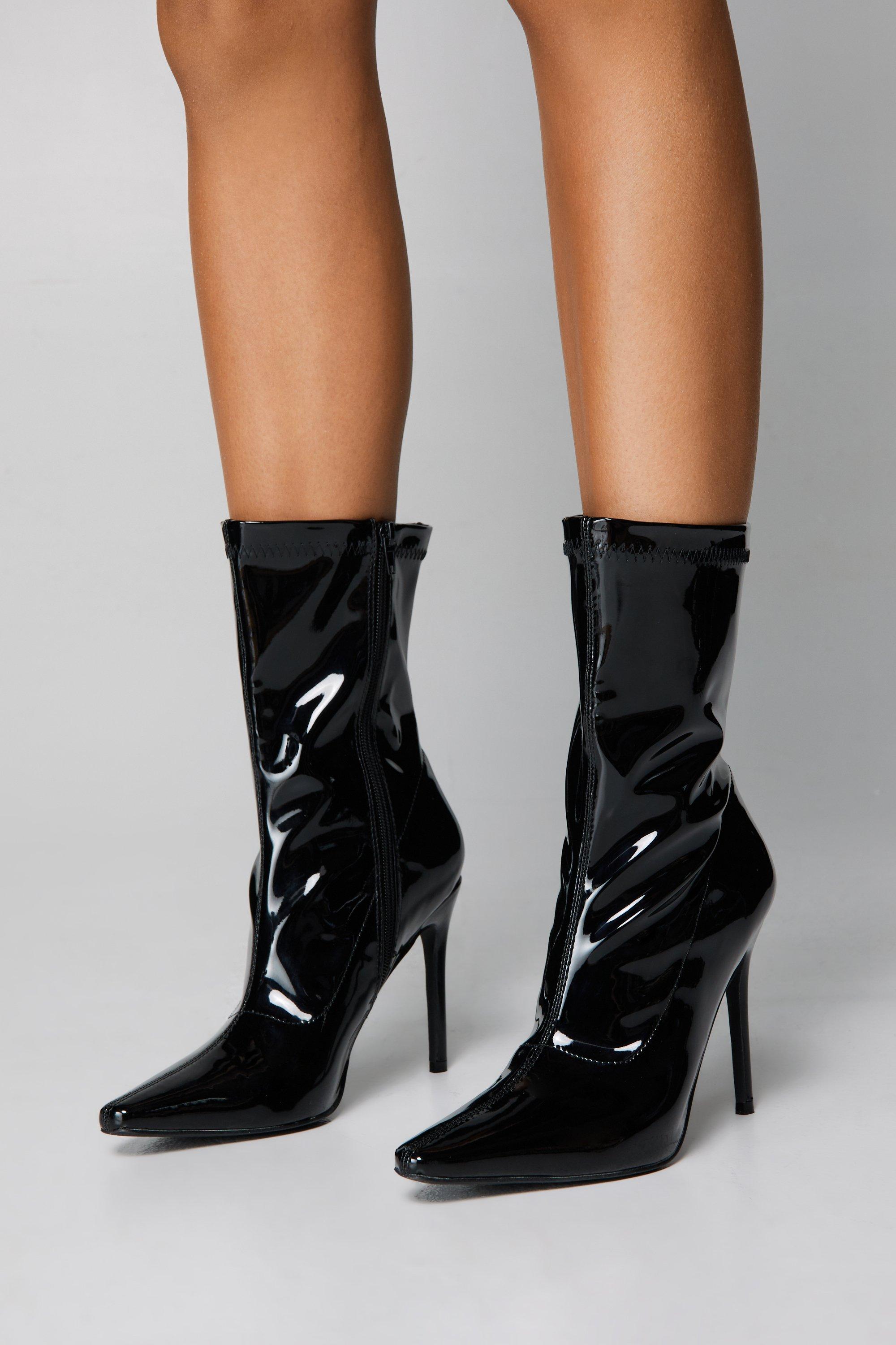 Boohoo 2024 patent boots