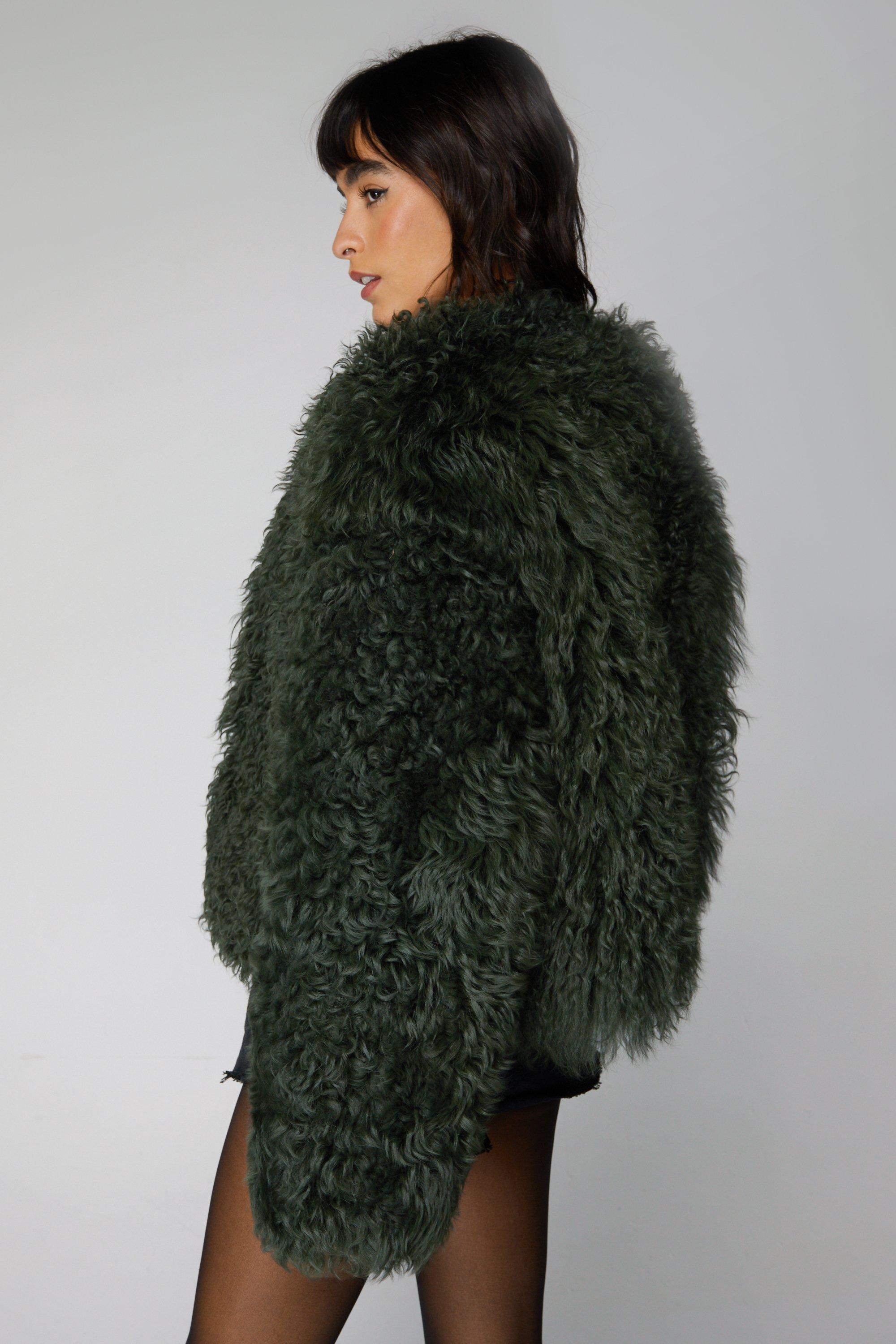 Genuine hotsell shearling coat