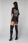 NastyGal Patent Pointed Toe Thigh High Boots thumbnail 4