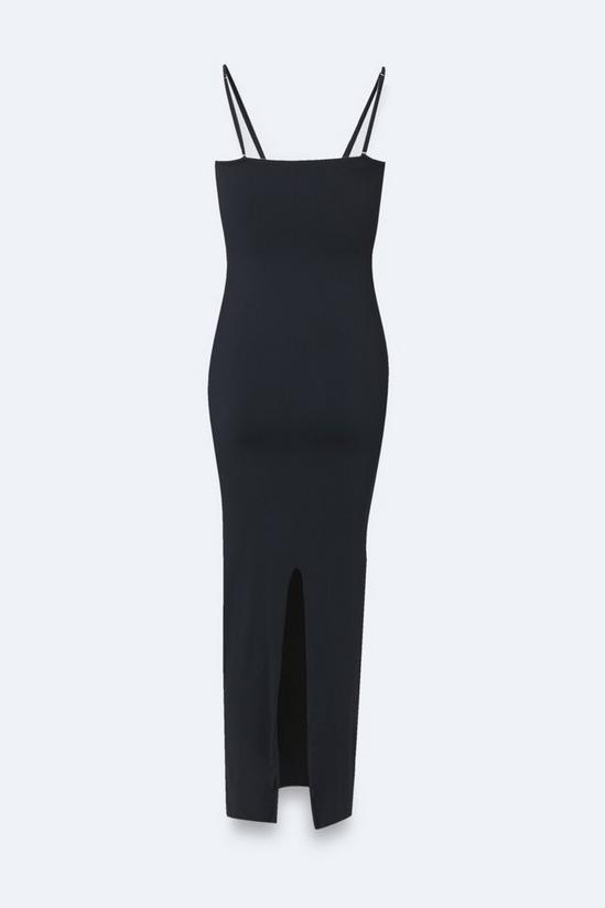 NastyGal Shape Jersey Strappy Sculpting Maxi Dress 3