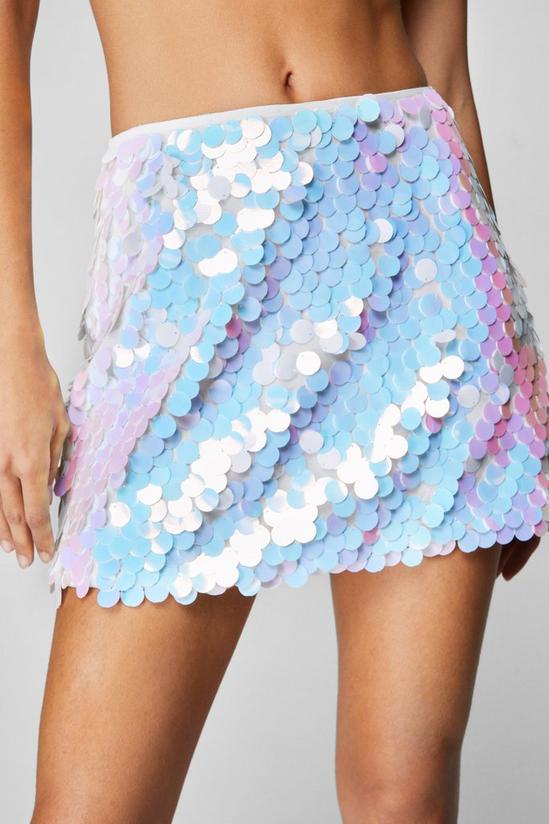 NastyGal Petite Disc Sequin Mini Skirt 2