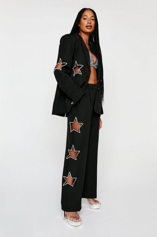 NastyGal Premium Star Embellished Pants 3