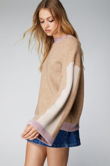 Premium Colorblock Sweater multi