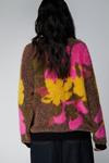 NastyGal Fluffy Floral Oversized Sweater thumbnail 4