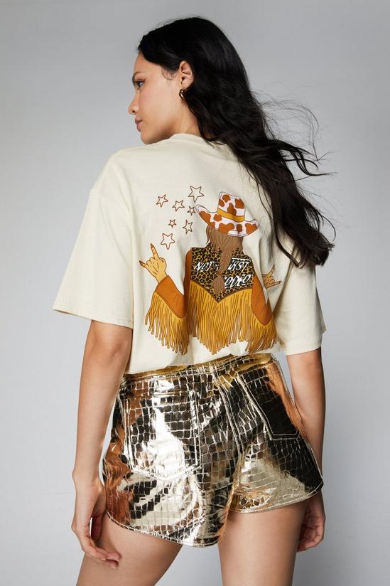 NastyGal Western Cowgirl Graphic T-shirt 1