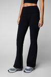 NastyGal Jersey Pull On High Waist Flare Trousers thumbnail 2