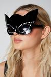 NastyGal Studded Cat Sunglasses Mask thumbnail 2