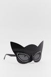NastyGal Studded Cat Sunglasses Mask thumbnail 3