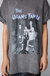 NastyGal Addams Family Overdyed Graphic T-shirt thumbnail 3