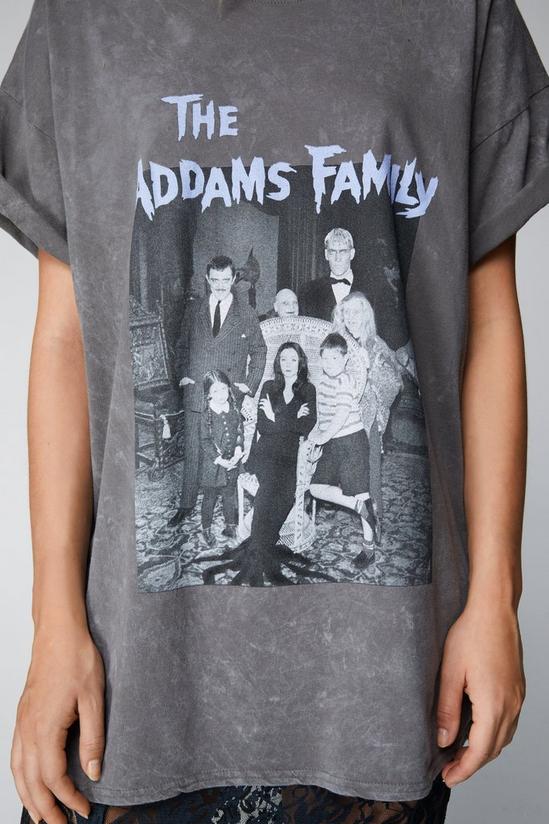 NastyGal Addams Family Overdyed Graphic T-shirt 3