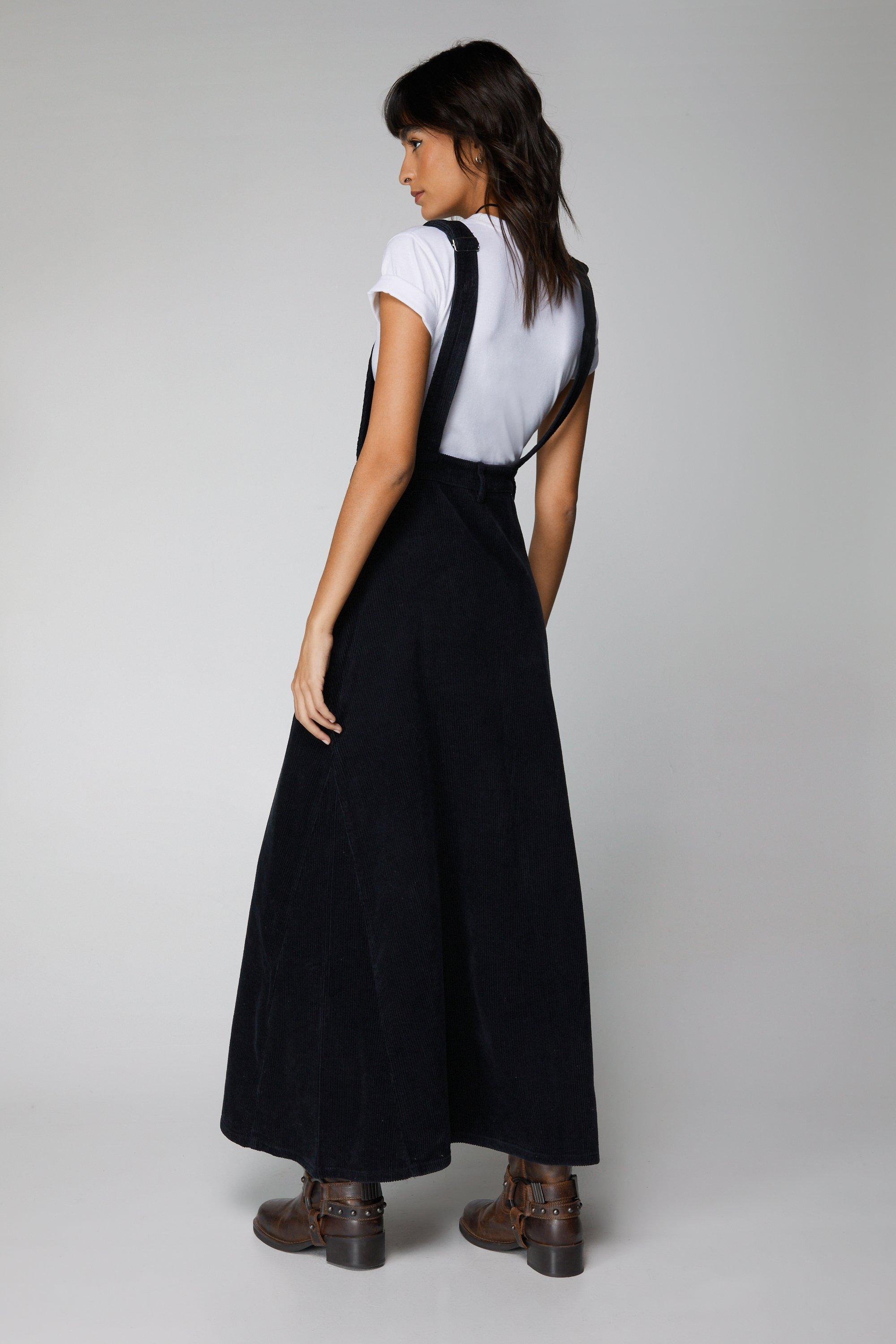 Dungaree maxi clearance skirt