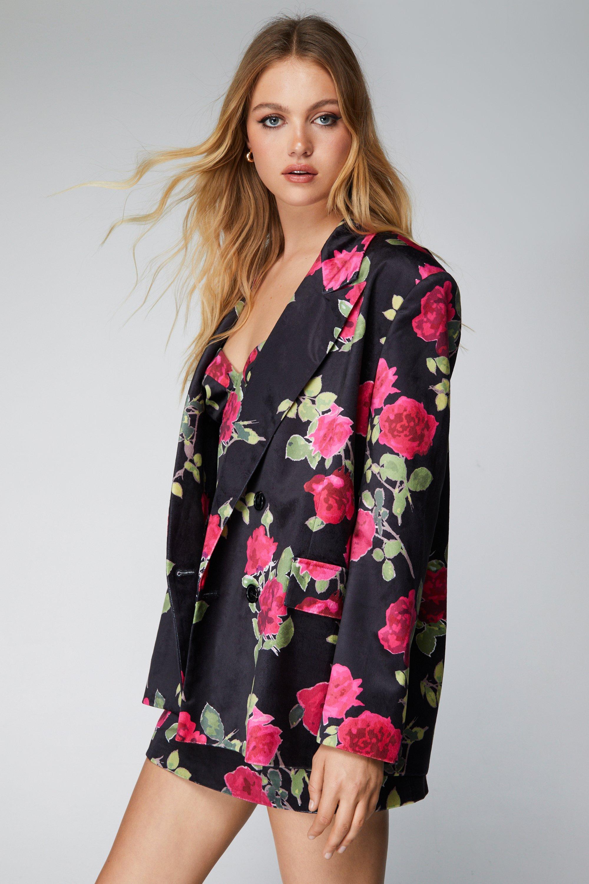 Pocket Ponte Blazer boohoo UK