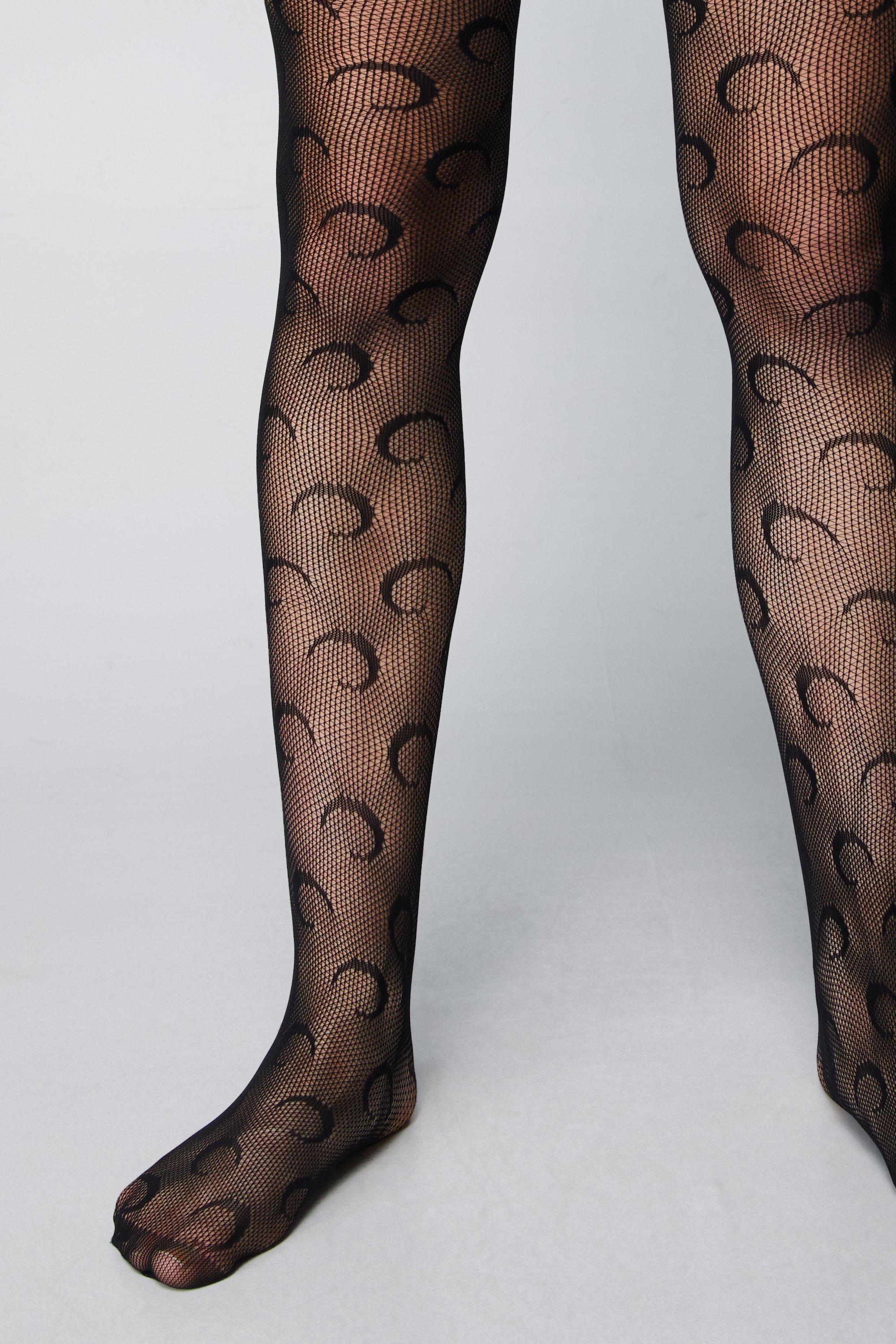 Moon Fishnet Tights