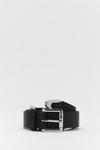 NastyGal Faux Leather Double Buckle Wide Belt thumbnail 3