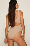 NastyGal Crinkle Ring Side Cut Out Swimsuit thumbnail 4