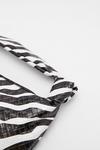 NastyGal Faux Leather Zebra Weave Knot Grab Bag thumbnail 4
