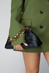 NastyGal Faux Leather Chain Pouch Bag thumbnail 1