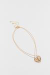 NastyGal Embellished Heart Friendship Charm Necklace thumbnail 3