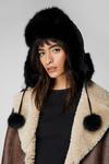 NastyGal Fluffy Trapper Hat thumbnail 1