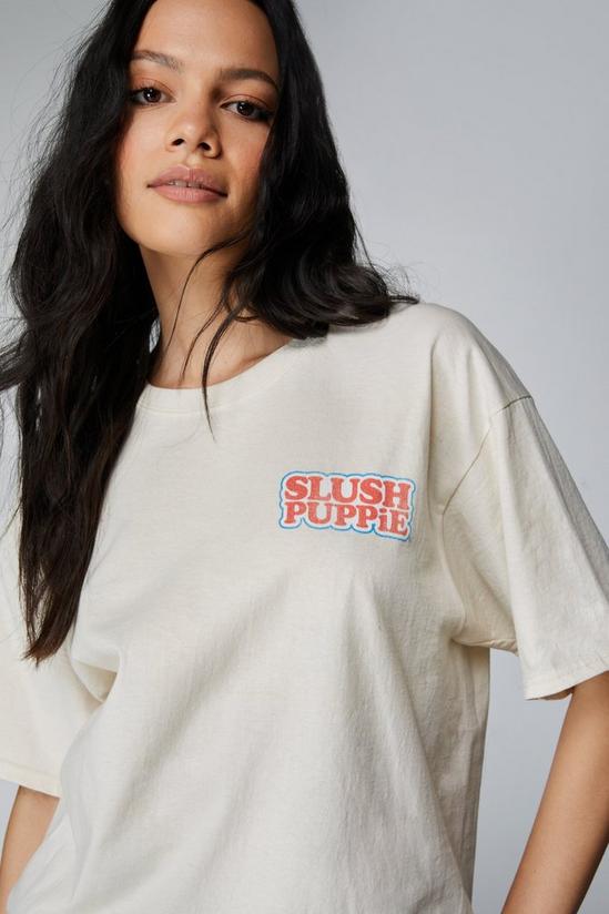 NastyGal Slush Puppy Oversized Graphic T-shirt 4