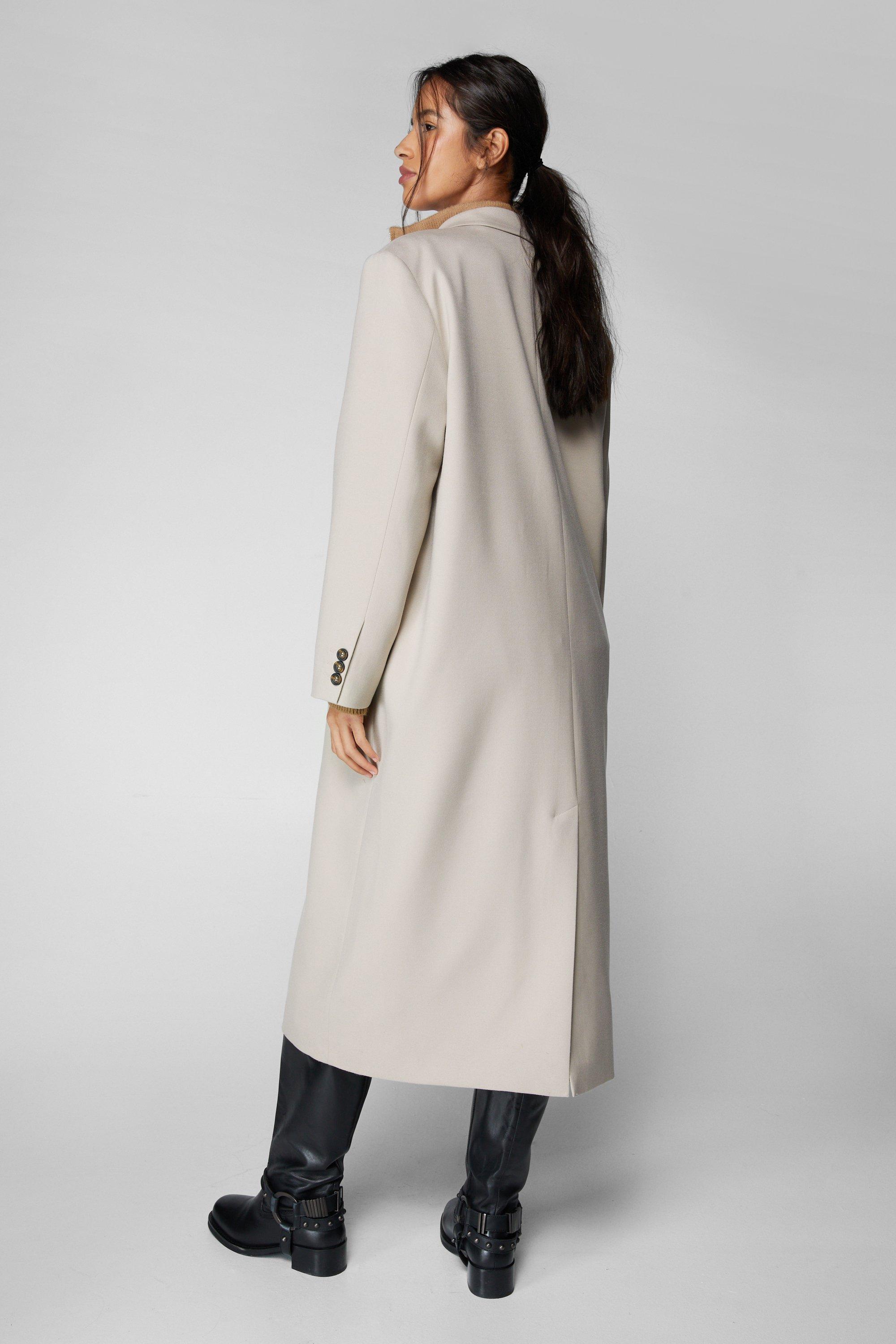 Boohoo duster clearance coat