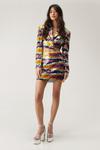 NastyGal Premium Multicolor Sequin Mini Skirt thumbnail 3