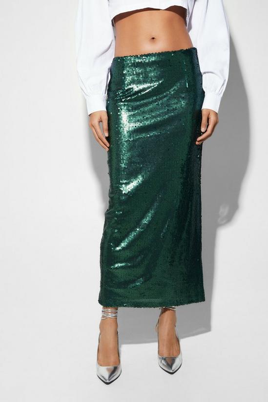 NastyGal Sequin Maxi Skirt 3