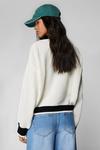NastyGal Tipped Cable Knit Jumper thumbnail 4