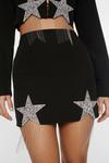 NastyGal Premium Star Embellished Mini Skirt thumbnail 1