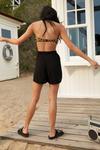 NastyGal Tie Waist Crinkle Cover Up Shorts thumbnail 3