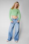 NastyGal Cropped Cable Knit Jumper thumbnail 2