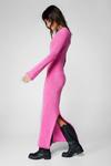 NastyGal Boucle Long Sleeve Maxi Dress thumbnail 2