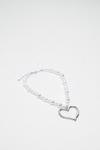 NastyGal Pearl Heart Necklace thumbnail 3