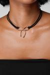 NastyGal Bow Rope Necklace thumbnail 1