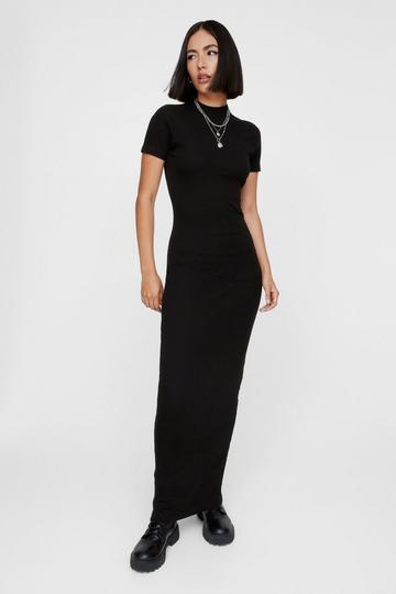 T-shirt Maxi Dress black