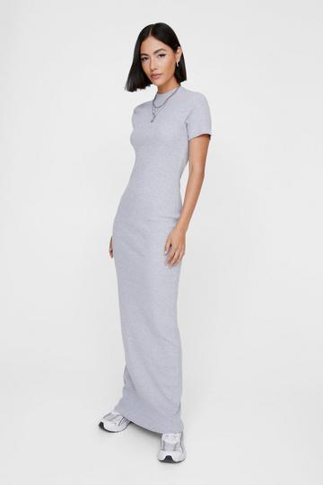 T-shirt Maxi Dress grey marl