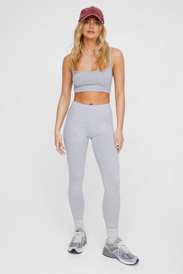 Basic Legging grey marl