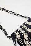 NastyGal Mono Crochet Tassel Crossbody Bag thumbnail 4