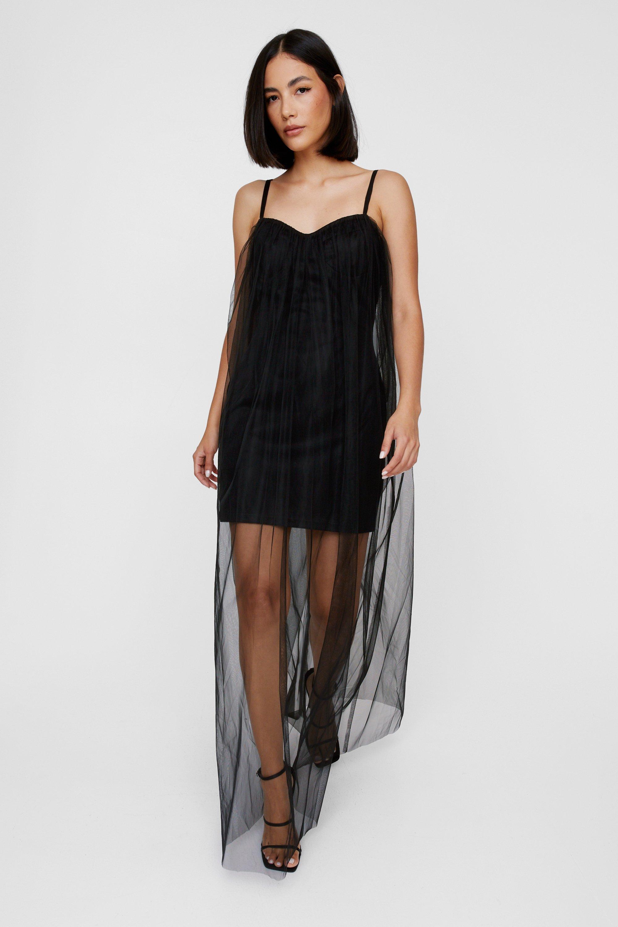 Boohoo tulle dress best sale