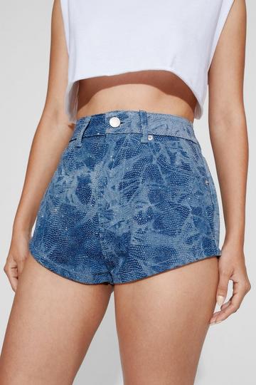 Shimmer Denim Hotpant Short authentic denim