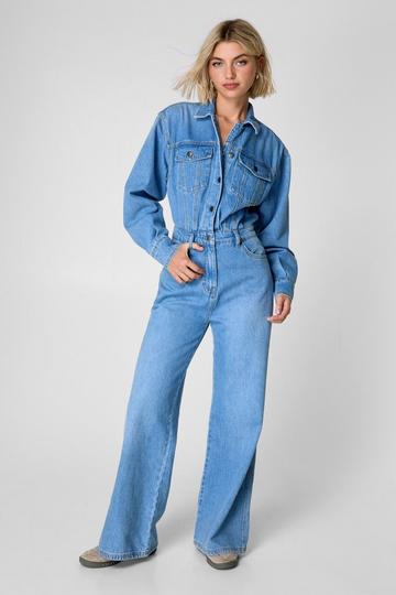 Blue The Denim Boilersuit